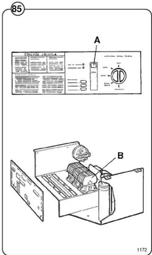 Wascomat Junior W 75 - If motor does not operate at wash speed - 1