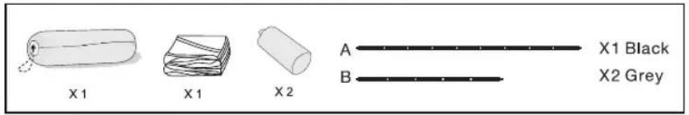 Camp Master Beach Shelter 200 - STEP - 1: VERIFY PACKAGE CONTENTS - 1