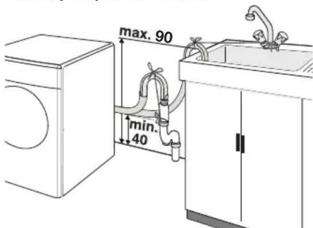 Euromaid WM5 - Connecting to the drain - 1