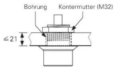 Jaksch IHE9502K - BOHR- UND DREHKNEBELMAße IHE860xK / IHE950XK - 1