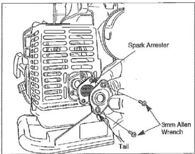 Maruyama BL3200 - Spark Arrester Maintenance - 1
