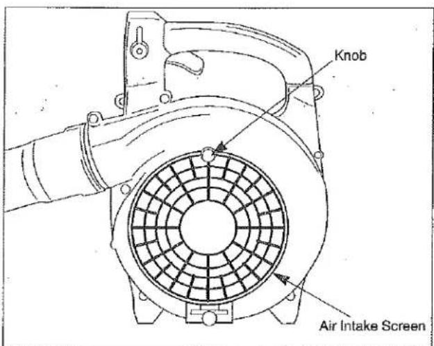Maruyama BL3200 - Air Intake Screen Cleaning - 1
