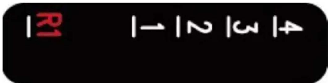 |R |→|2|3|4