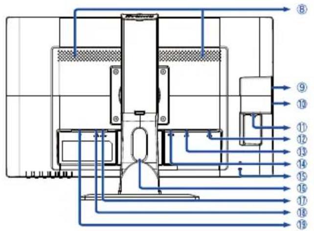 IIYAMA ProLite E2483HSU - FUNKTIONSELEMENTE UND ANSCHLÜSSE : ProLite XB2483HSU / ProLite B2483HS - 2