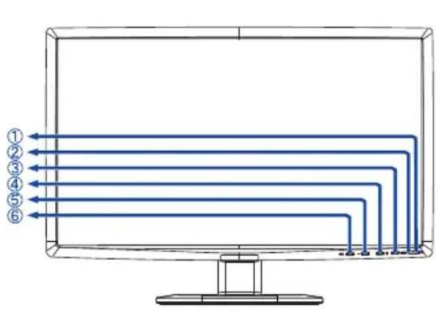 IIYAMA ProLite B2409HDSD - FUNKTIONSELEMENTE UND ANSCHLÜSSE : ProLite B2409HDS / ProLite B2409HDSD - 2