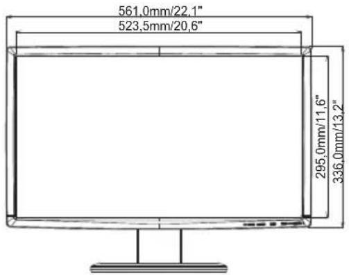 IIYAMA ProLite B2409HDSD - ABMESSUNGEN : ProLite B2409HDS / ProLite B2409HDSD - 1