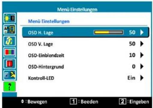 Terra 2770W - Menü Einstellungen - 2