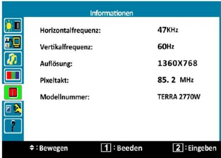 Terra 2770W - Menü-Funktionen - 5