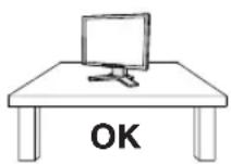 EIZO FlexScan L768 - Stellen Sie das Gerät auf eine feste, stabile Fläche. - 1