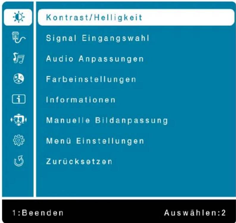 Terra 2470W - Hauptmenü - 1