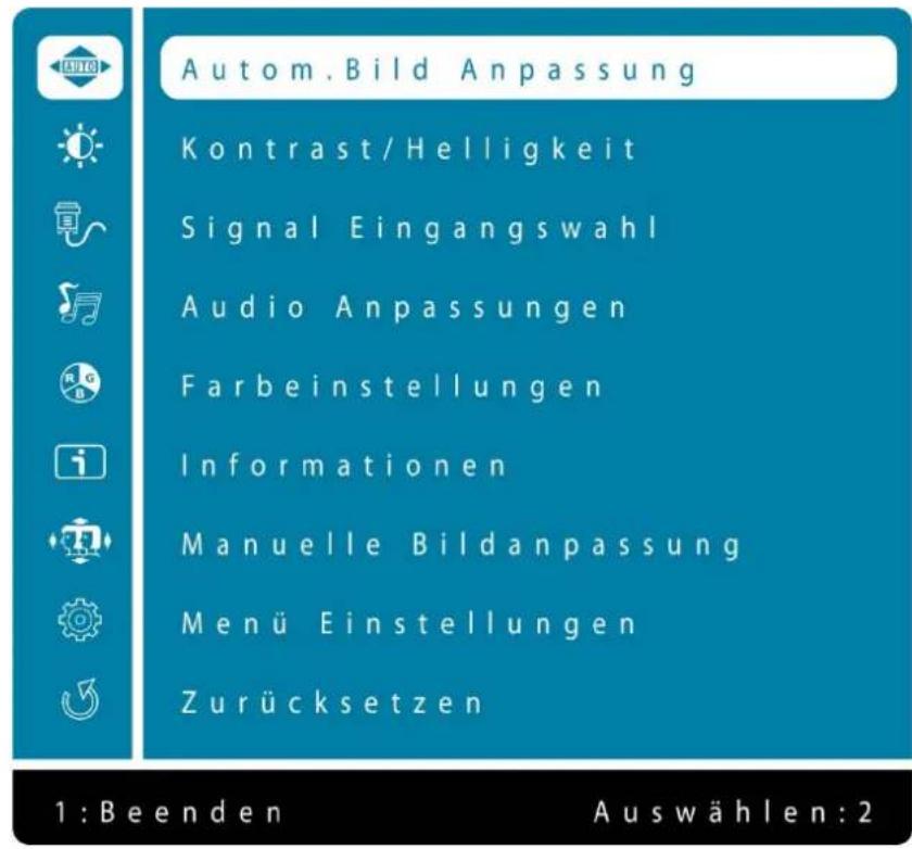 Terra 2435 HA - Hauptmenü - 1