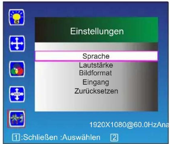 Terra 2212W - Einstellungen - 1