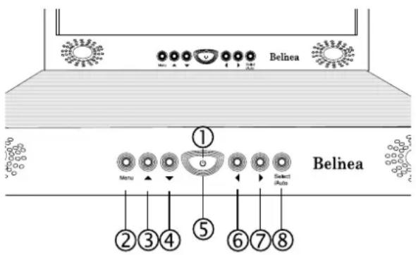 BELINEA 10-15-55 - BILDEINSTELLUNG ÜBER DAS OSD-MENÜ - 1