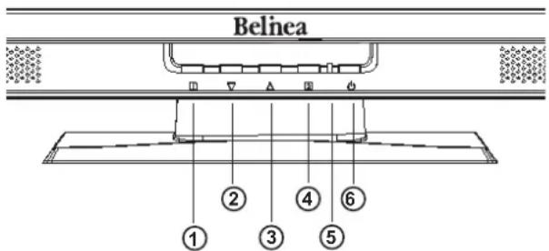 BELINEA 10-15-36 - BILDEINSTELLUNG ÜBER DAS OSD-MENÜ - 1