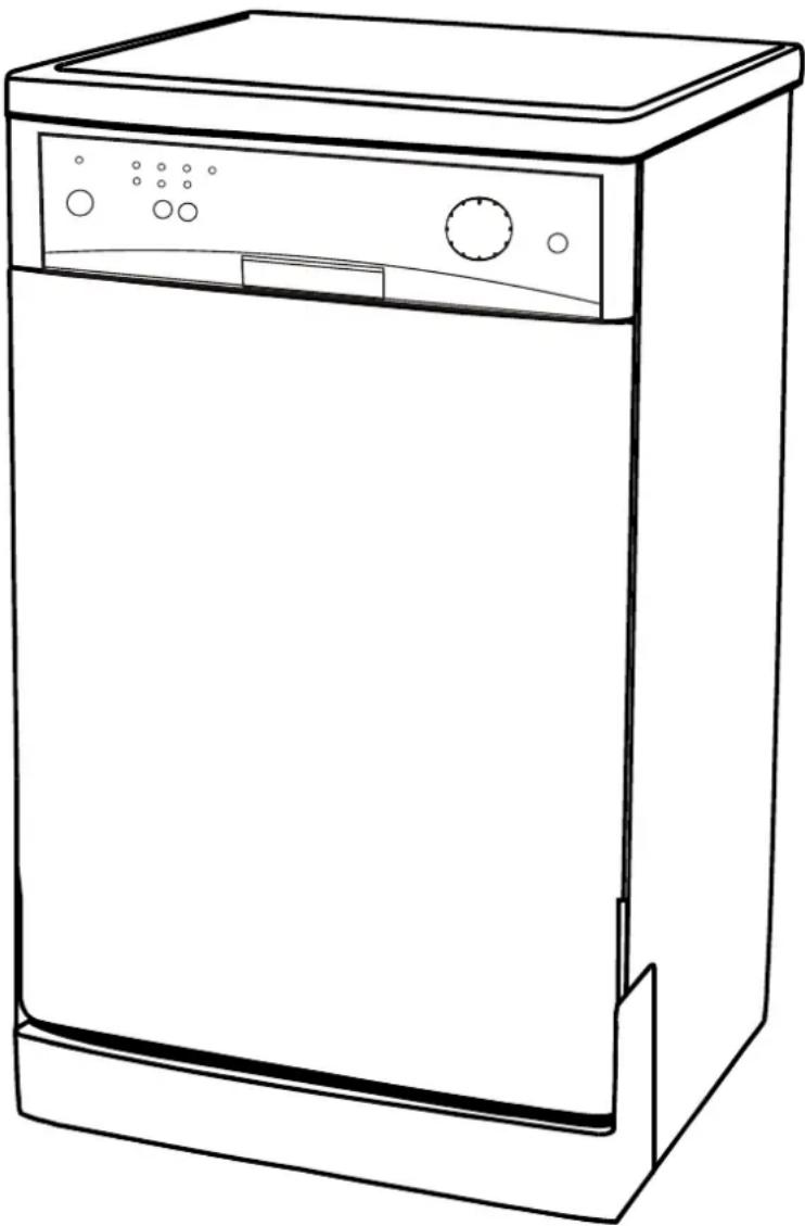 ProAction PRSL96W - ProAction – Dishwasher - 1