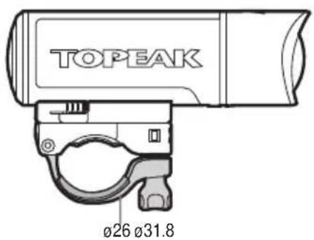 Topeak WhiteLite HP - BATTERY SETUP - 3