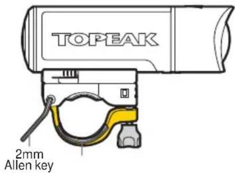 Topeak WhiteLite HP - BATTERY SETUP - 4