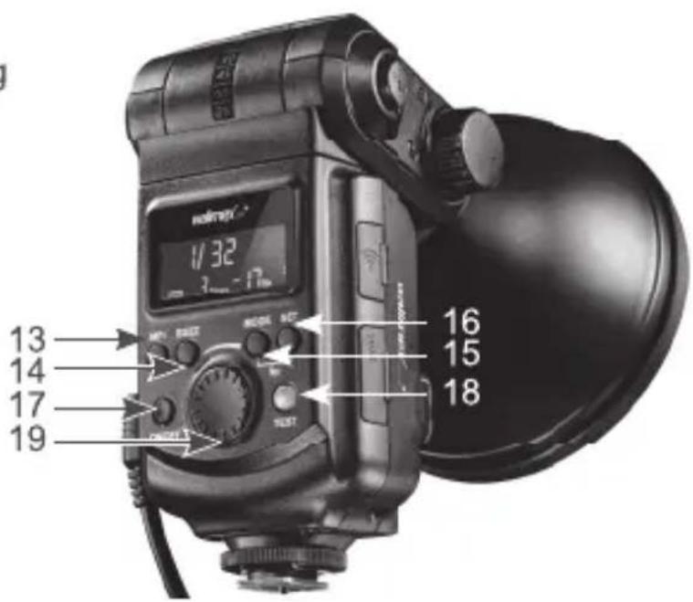 Walimex Pro Light Shooter 180 - Übersicht über Bestandteile und Bedienelemente - 2