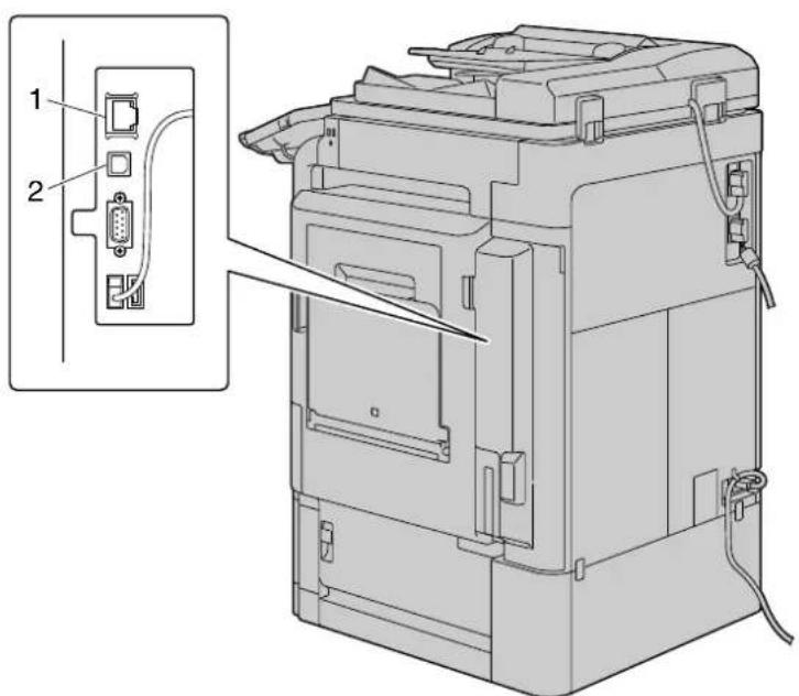 KONICA MINOLTA Bizhub C220 - Verbindungsschema - 1