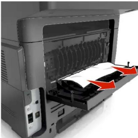 KONICA MINOLTA Bizhub 3320 - [x]-Papierstau, hintere Klappe öffnen. [20y.xx] - 4