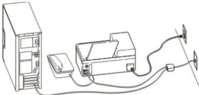 KONICA MINOLTA Bizhub 3320 - Szenario 2: DSL (Digital Subscriber Line) - 1