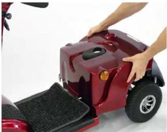 Trendmobil Esprit HMV - Batterieabdeckung abnehmen - 1
