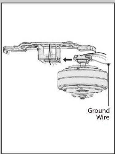 HUNTER Louden Low Profile - Hanging the Fan - 1