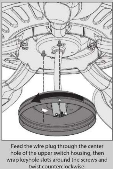 HUNTER Louden Low Profile - Switch Housing - 2