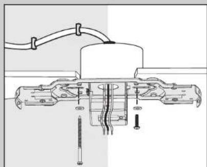 HUNTER Louden Low Profile - Ceiling Bracket - 4