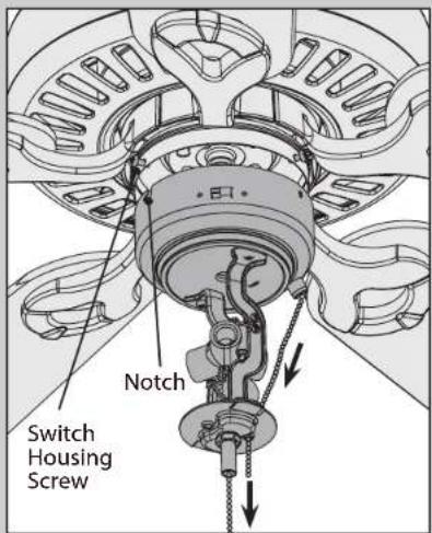 HUNTER Louden Low Profile - Switch Housing - 7