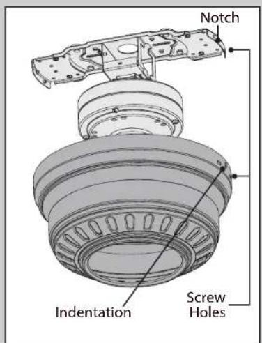 HUNTER Louden Low Profile - Motor Housing - 1