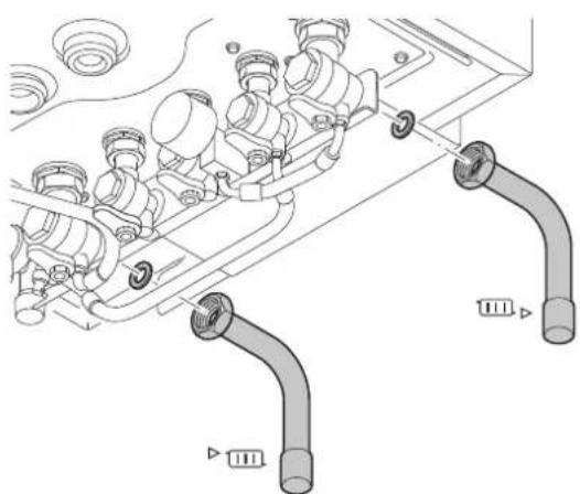 DE DIETRICH Innovens MCA 15 - Hydraulischer Anschluss Heizkreis - 1