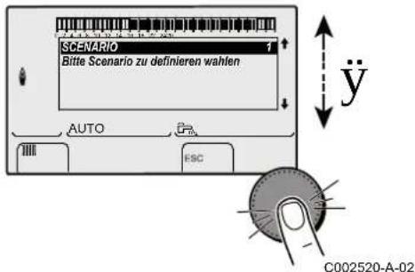 SCENARIO Bitte Scenario zu definieren wählen AUTO ESC C002520-A-02