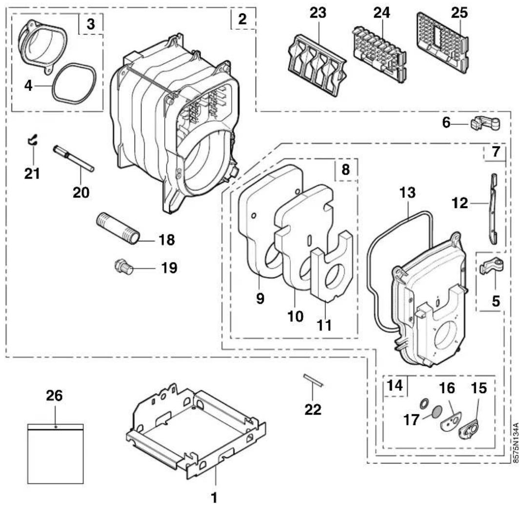 DE DIETRICH GTU 1200 /V 130 - Ersatzteile GTU 1200 /V 130 - 1