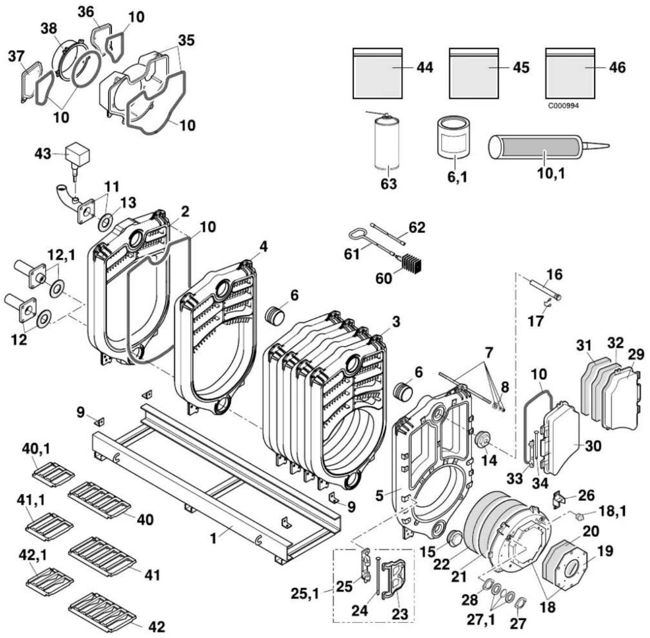 DE DIETRICH GT 430 - Typenschild - 2