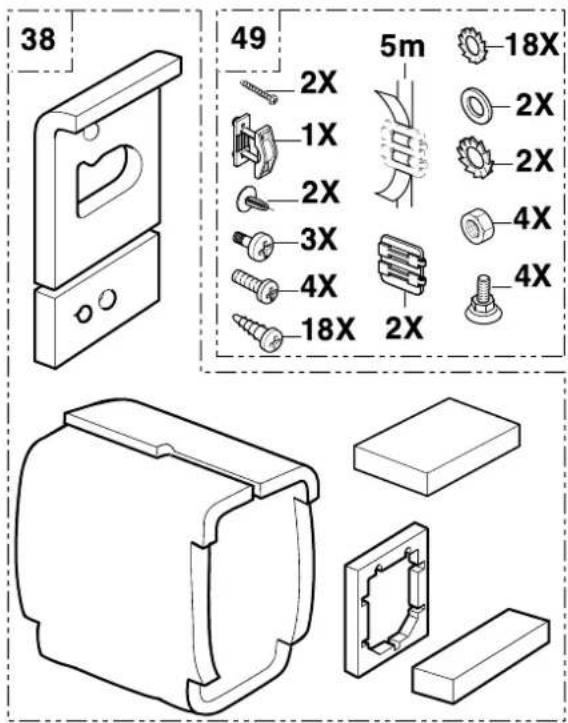38 49 5m 18X 2X 1X 2X 3X 4X 4X 18X 2X 2X 2X 4X 4X