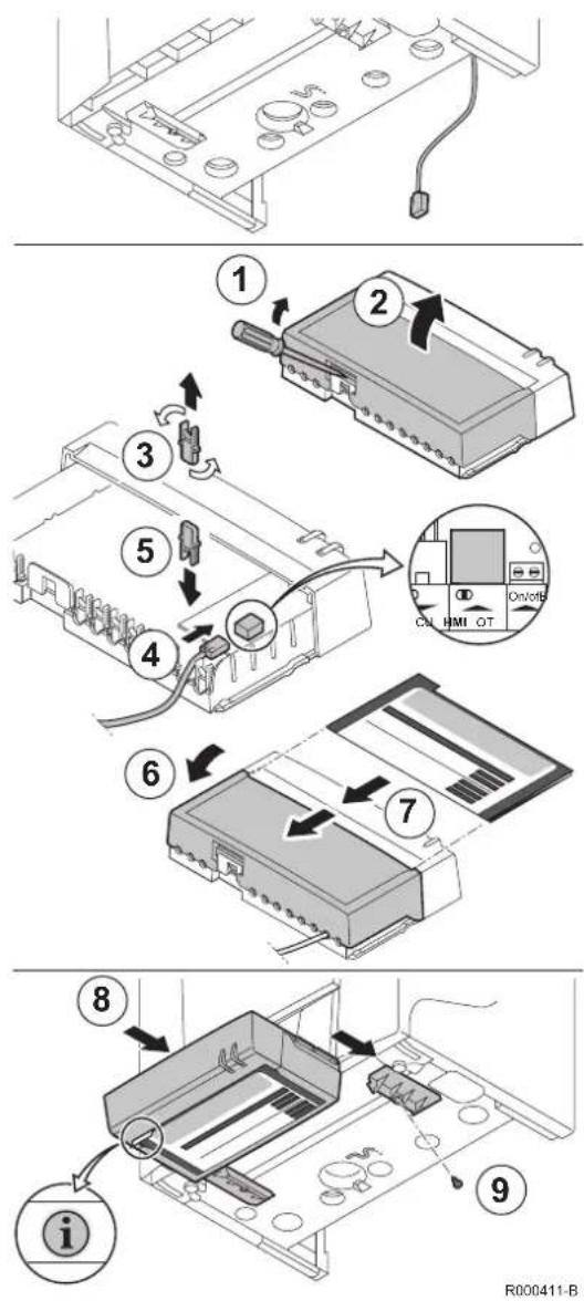 DE DIETRICH EMC-M 24 - Zugang zum Anschlusstecker - 1