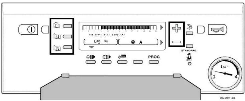 #EINSTELLUNGEN PROG STANDARD bar 0 4 8531N044