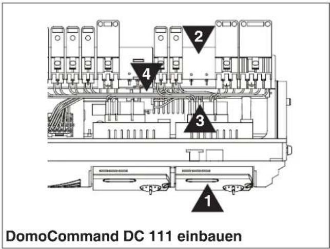 DomoCommand DC 111 einbauen 1 2 3 4