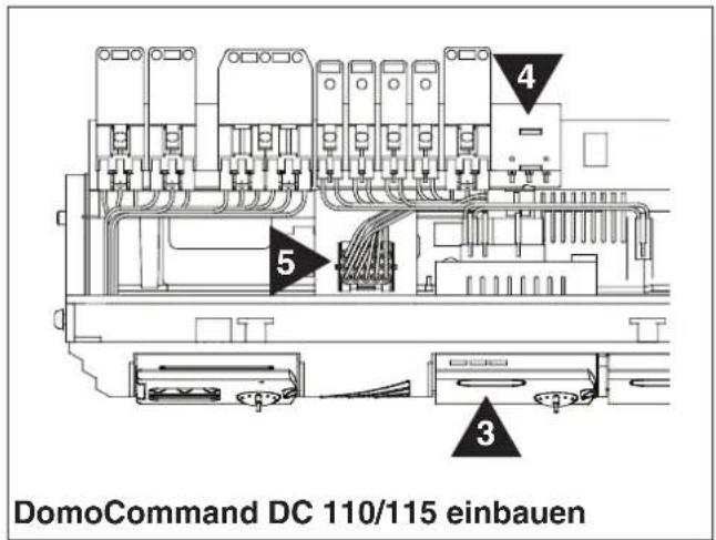 DomoCommand DC 110/115 einbauen