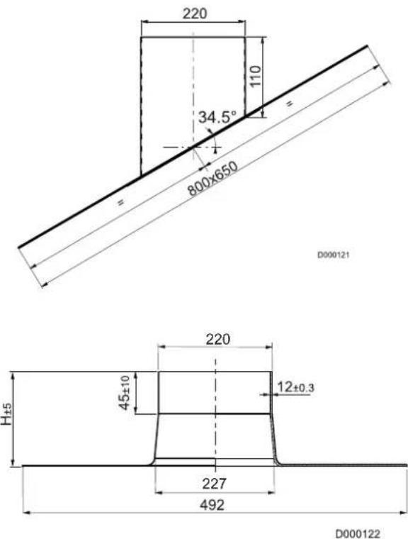 220 110 34.5° = 800x650 D000121 H±5 45±10 220 12±0.3 227 492 D000122