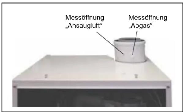 WOLF CGB-75 - Messen der Ansaugluft - 1