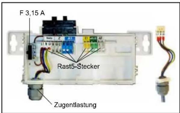 WOLF CGB-75 - Montagehinweis Elektroanschluss - 2