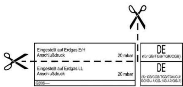 WOLF CGB-100 - 11) Typenschild aktualisieren - 1