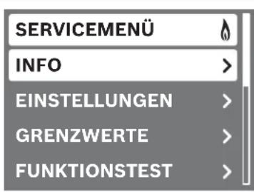 Junkers Cerapur 9000iW - Einstellmenü - 1