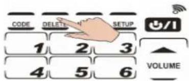 GENIUS Remote 800 - Deleting preset codes for all devices at once - 1