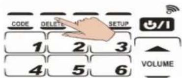 GENIUS Remote 800 - Deleting preset codes for an entire device - 1