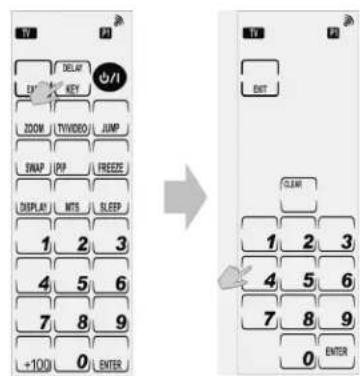 EXIT DELAY KEY 6/1 ZOOM TVVIDEO JUMP SNAP PPI FREEDZ DISPLAY MTS SLEEP 1 2 3 4 5 6 7 8 9 +100 0 ENTER EXIT CLAM 1 2 3 4 5 6 7 8 9 0 ENTER