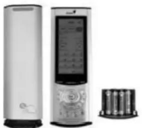 GENIUS Remote 815 - Einsetzen der Batterien - 1