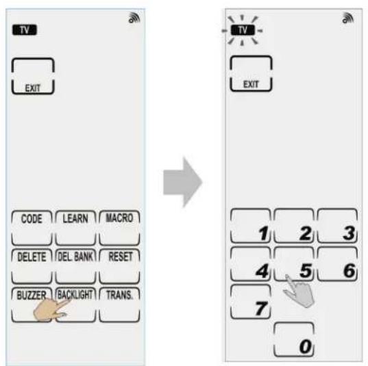 GENIUS Remote 815 - Hintergrundbeleuchtung - 1